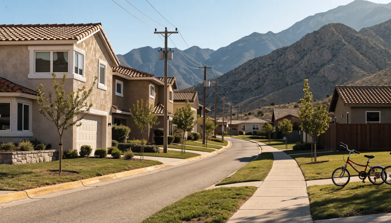 Eagle Ranch planned community homes in southwest Victorville near the I-15