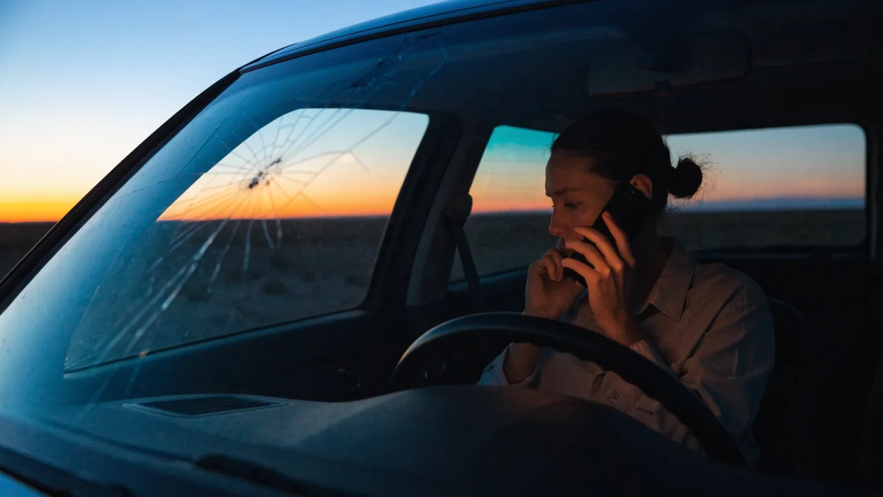 Phone showing a call to an attorney days after a Victorville car accident while evidence is still fresh